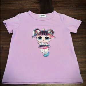 Lola + The Boys Pastel Pink Doll Tee